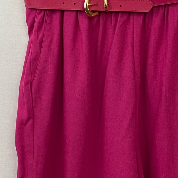 Alfred Dunner PLUS SIZE 20 Pink Belted Pants C-61 - Picture 5 of 11